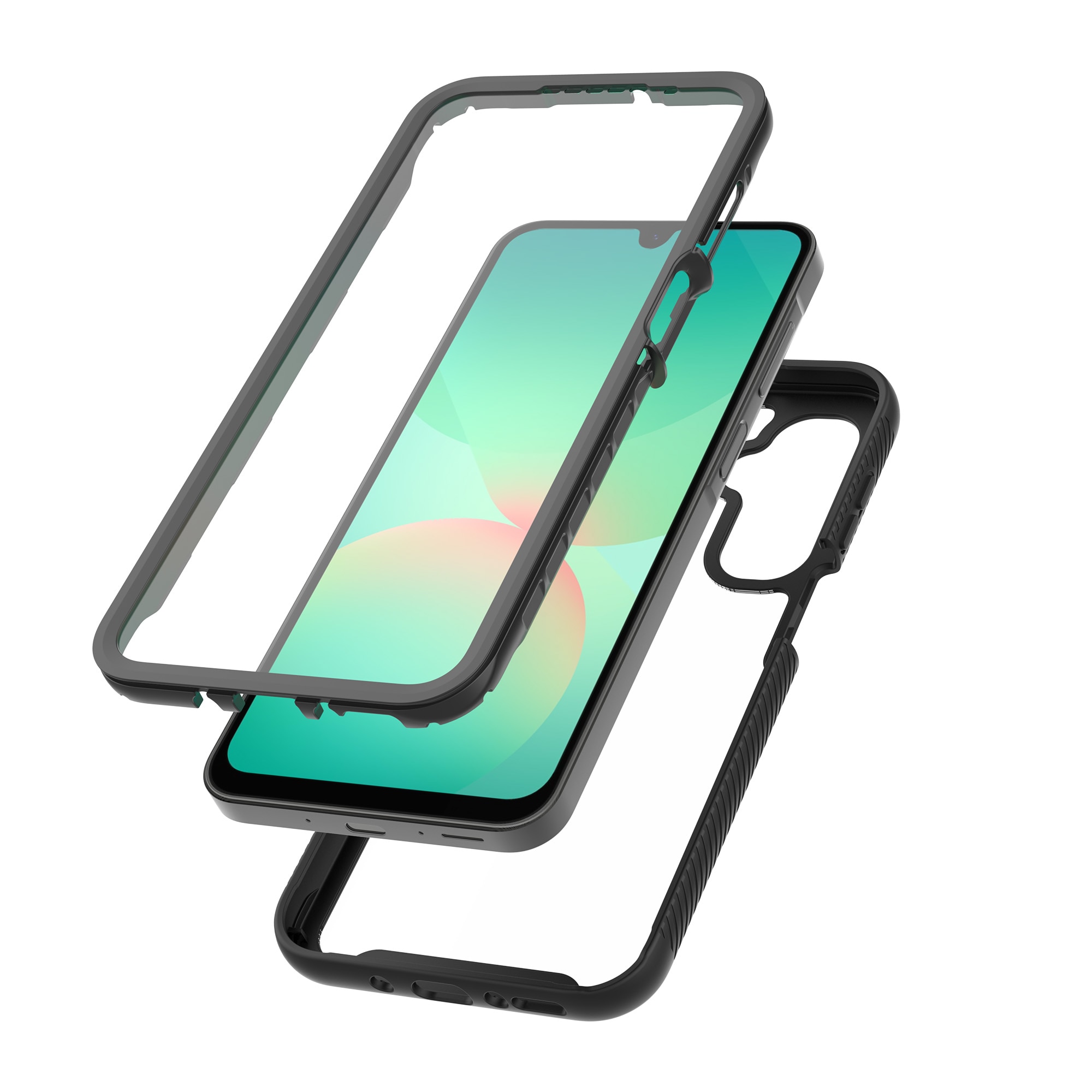 Full Protection Case Samsung Galaxy A17 Svart/transparent