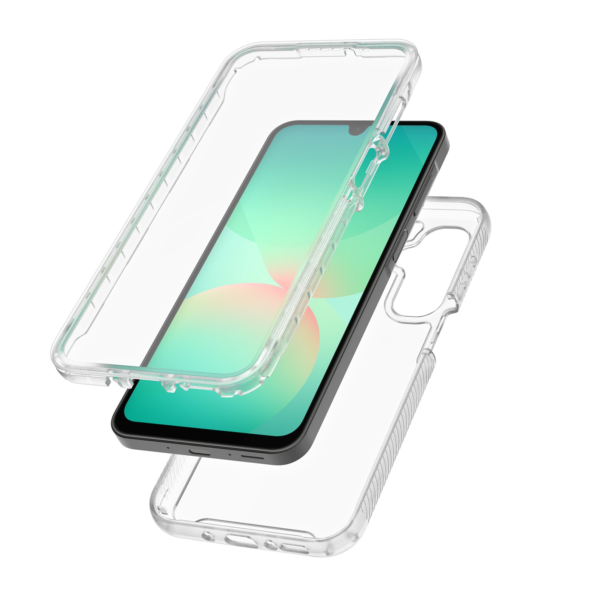 Full Protection Case Samsung Galaxy A17 Genomskinlig
