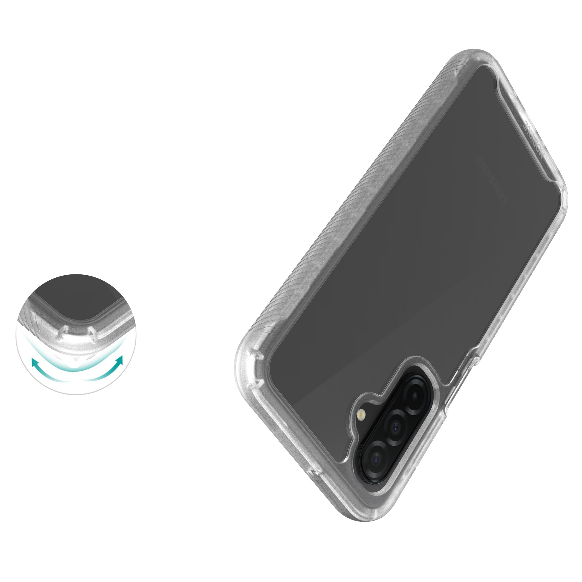 Full Protection Case Samsung Galaxy A17 Genomskinlig