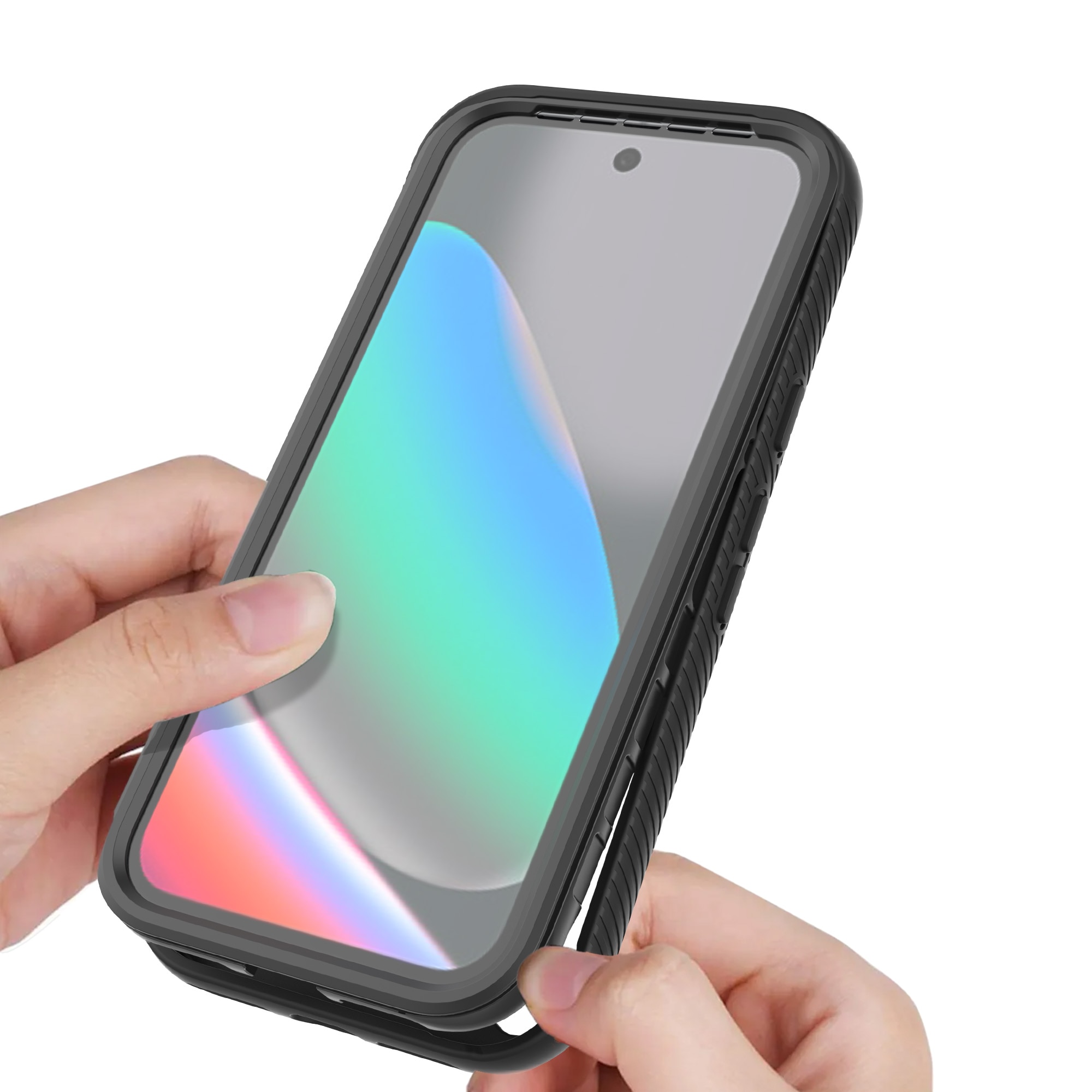 Full Protection Magnetic Case Google Pixel 10 Svart/transparent