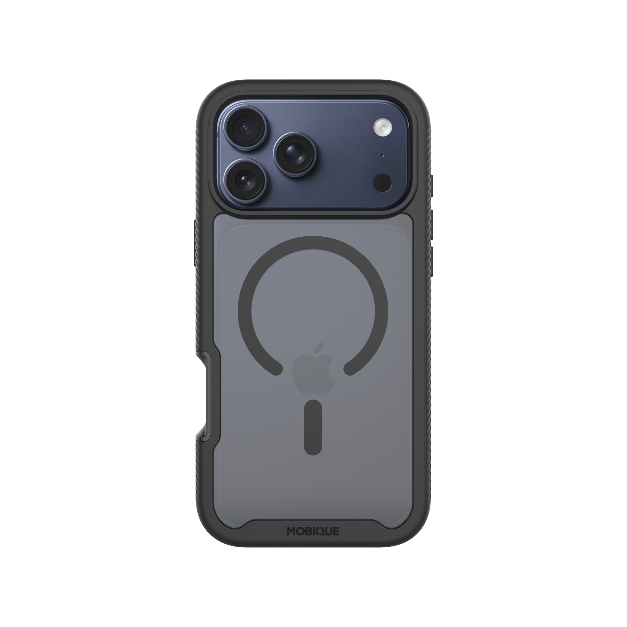 Full Protection Magnetic Case iPhone 17 Pro Svart/transparent