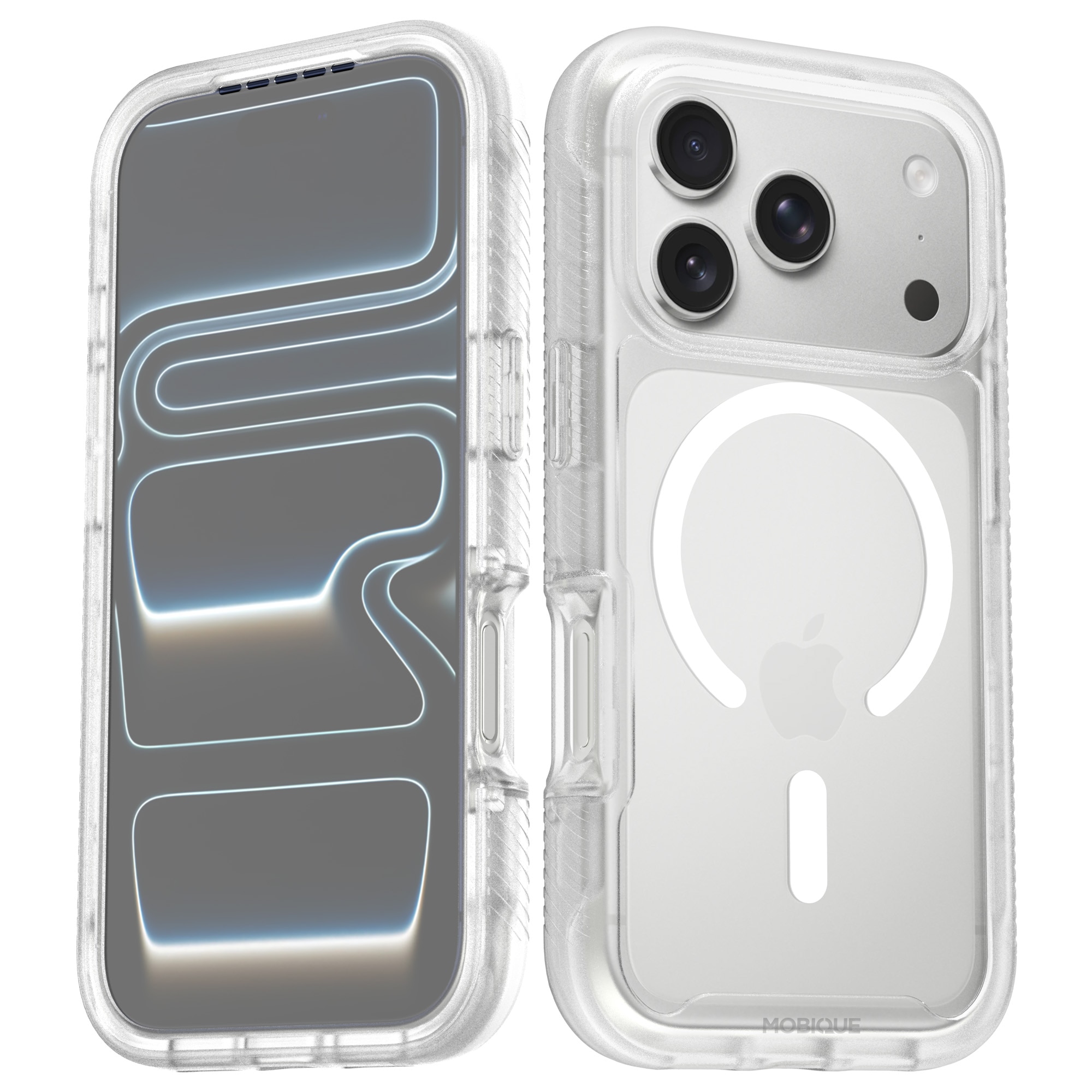 Full Protection Magnetic Case iPhone 17 Pro Genomskinlig