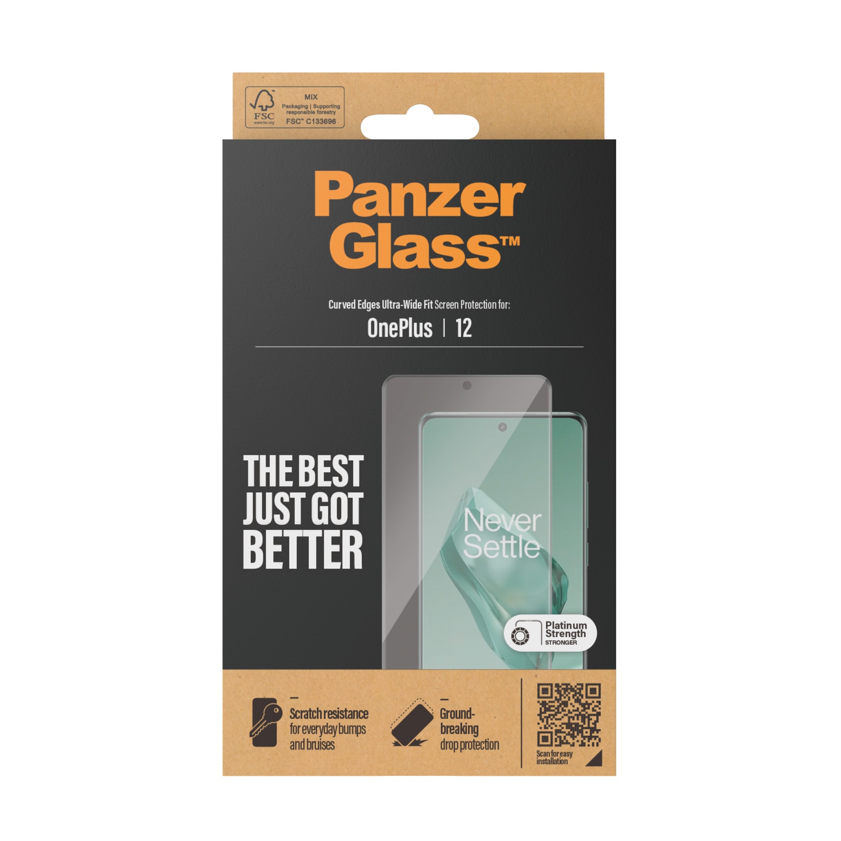 OnePlus 12 Screen Protector Ultra Wide Fit