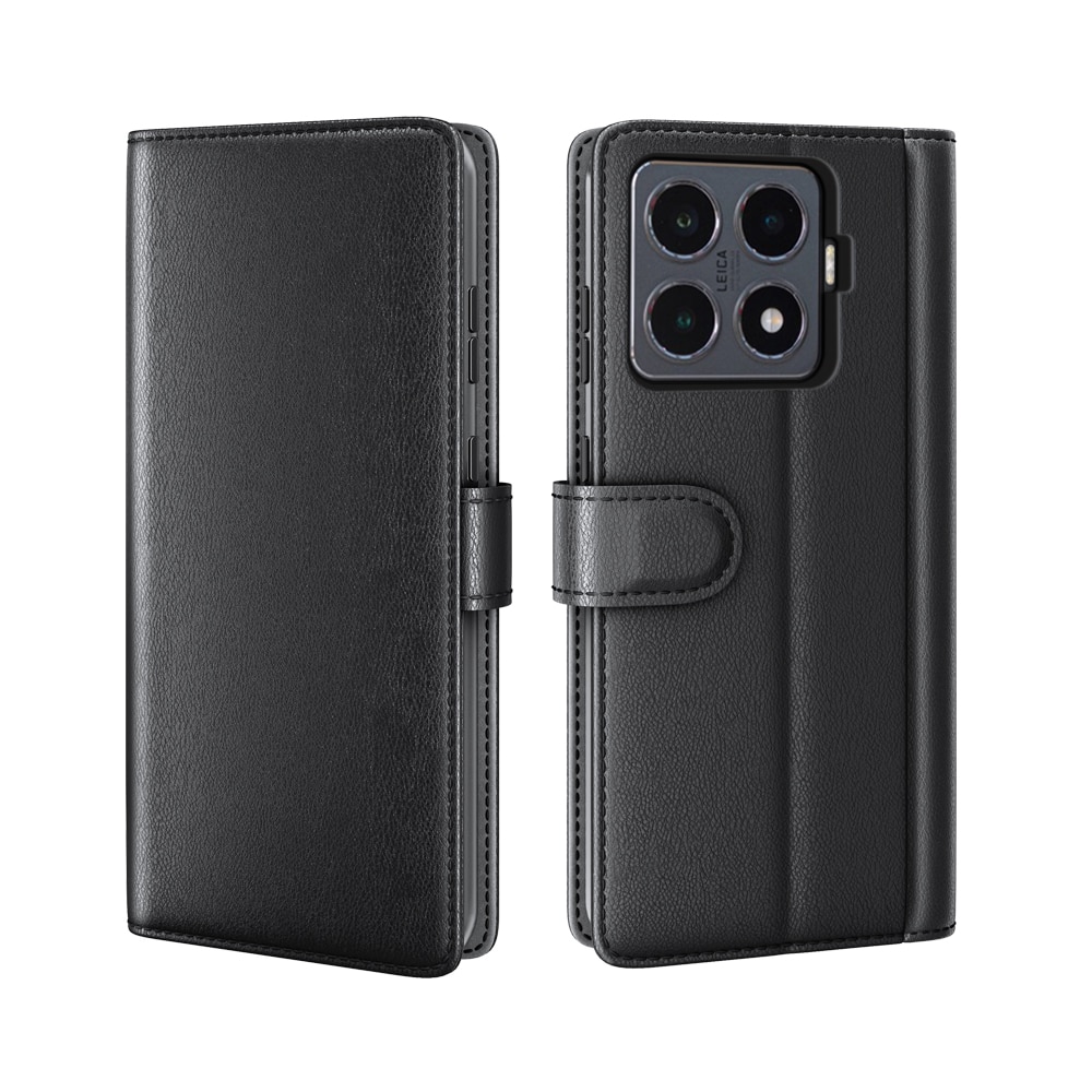 Äkta Läderfodral Xiaomi 15T Pro Svart