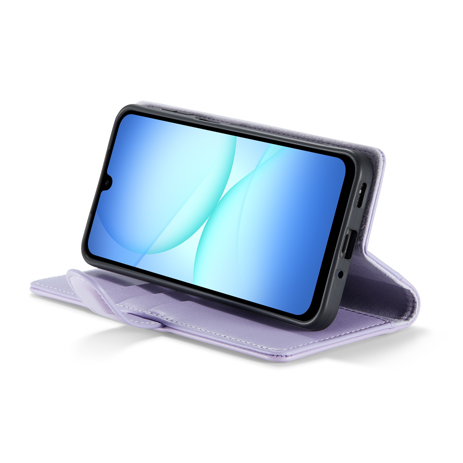 Äkta Läderfodral Samsung Galaxy A17 Lila