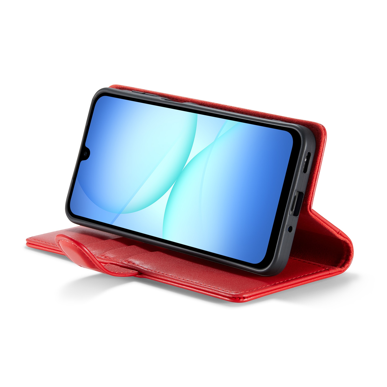 Äkta Läderfodral Samsung Galaxy A17 Röd