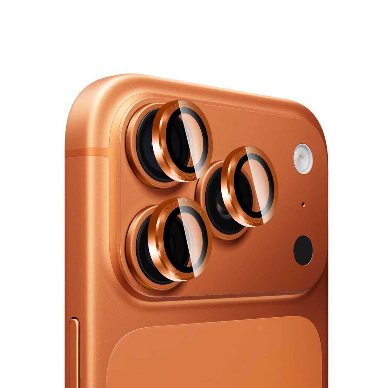 iPhone 17 Pro Max Linsskydd Metall Orange