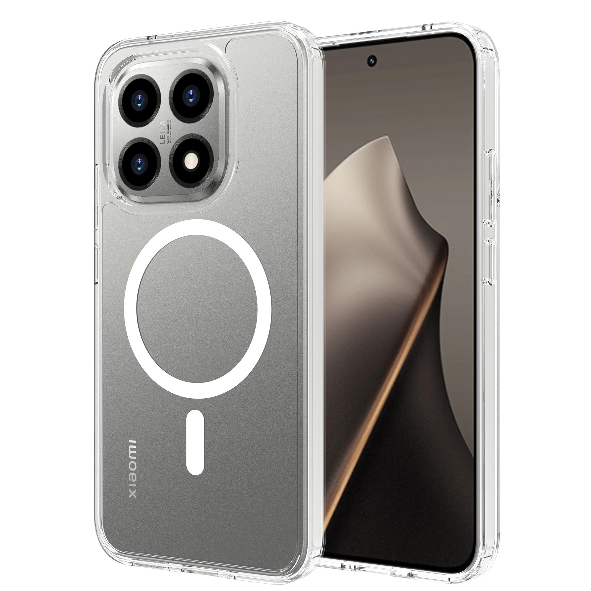 Hybridskal MagSafe Xiaomi 15T Genomskinlig