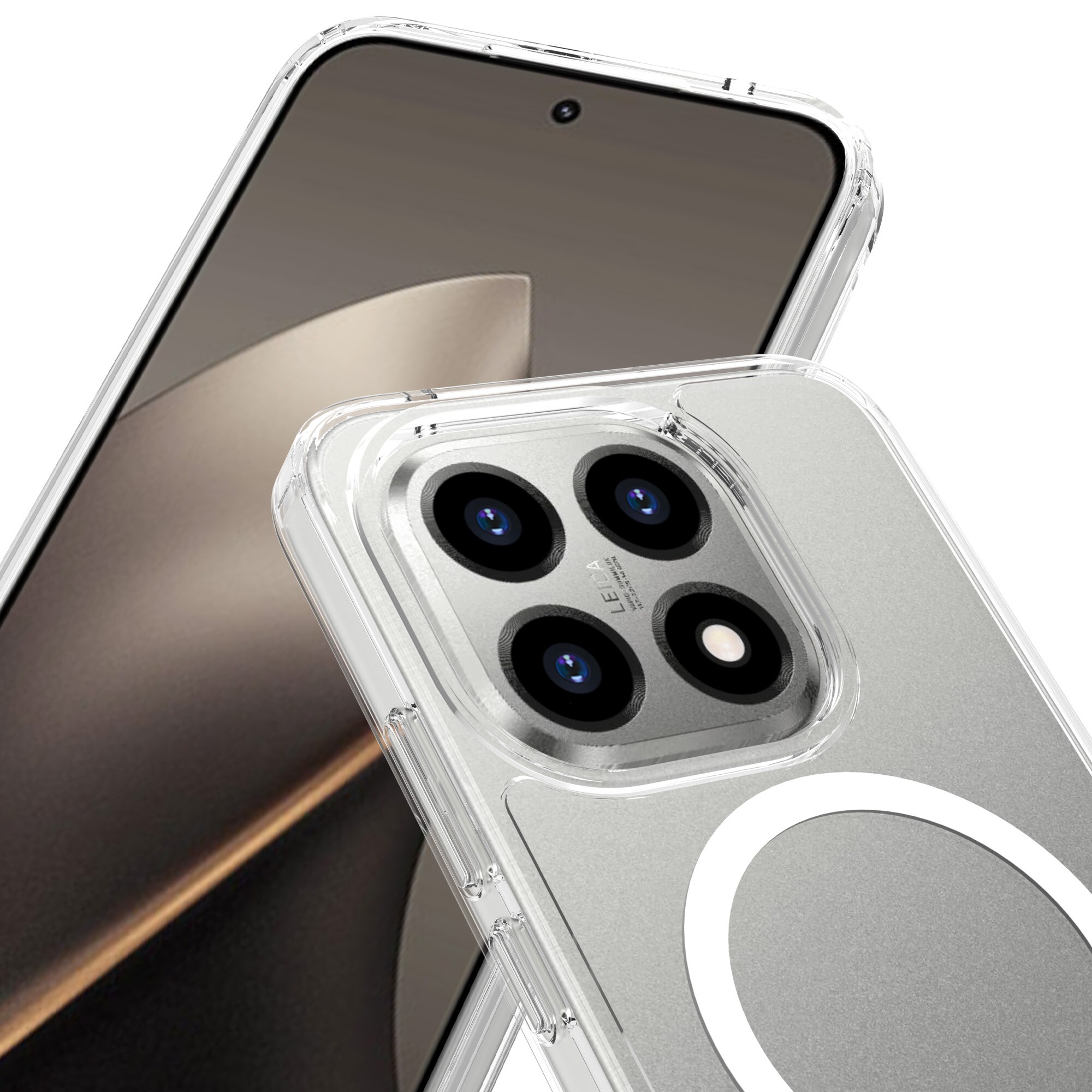 Hybridskal MagSafe Xiaomi 15T Genomskinlig