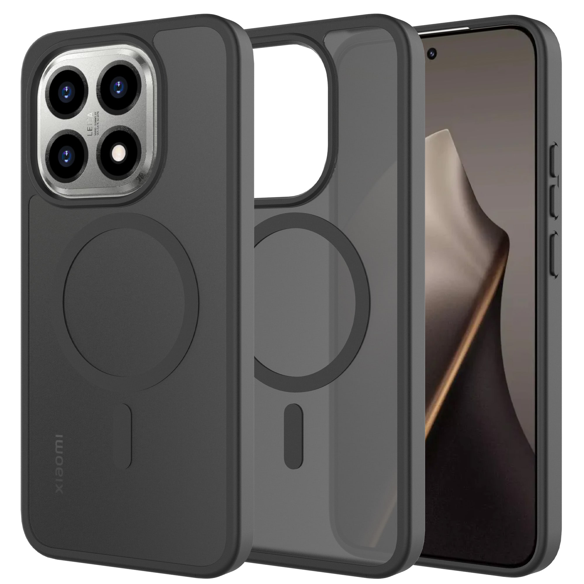 Magnetic Hybrid Skal Xiaomi 15T Frosted Black