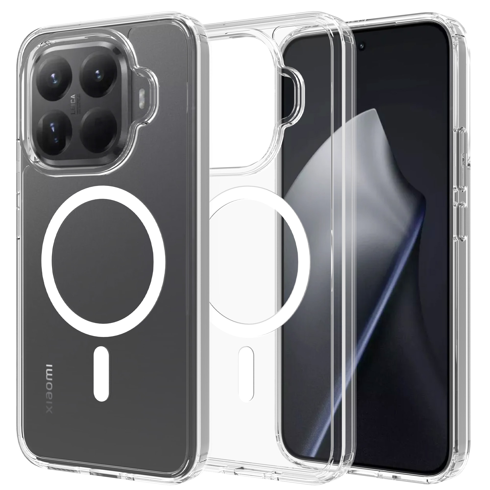 Hybridskal MagSafe Xiaomi 15T Pro Genomskinlig