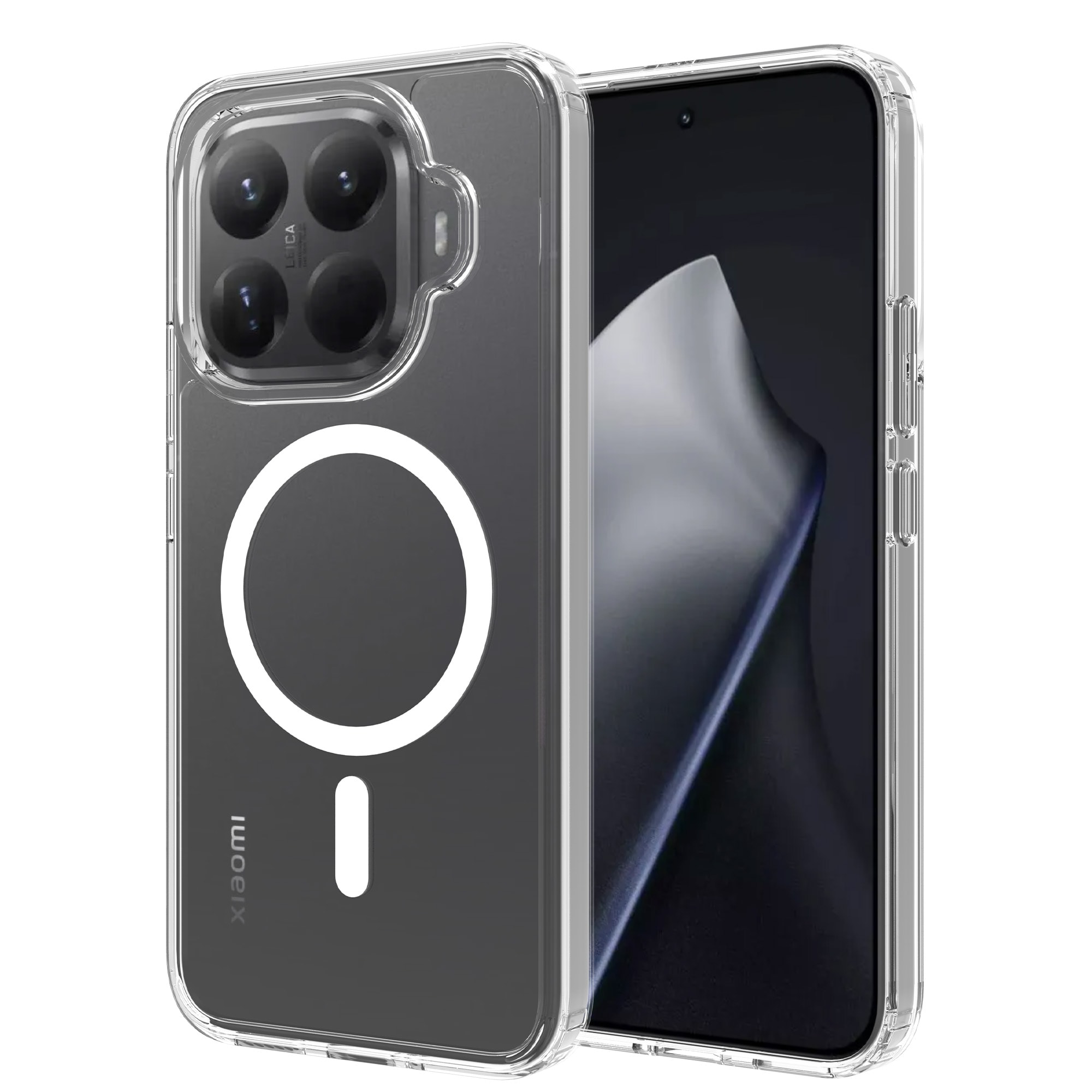 Hybridskal MagSafe Xiaomi 15T Pro Genomskinlig