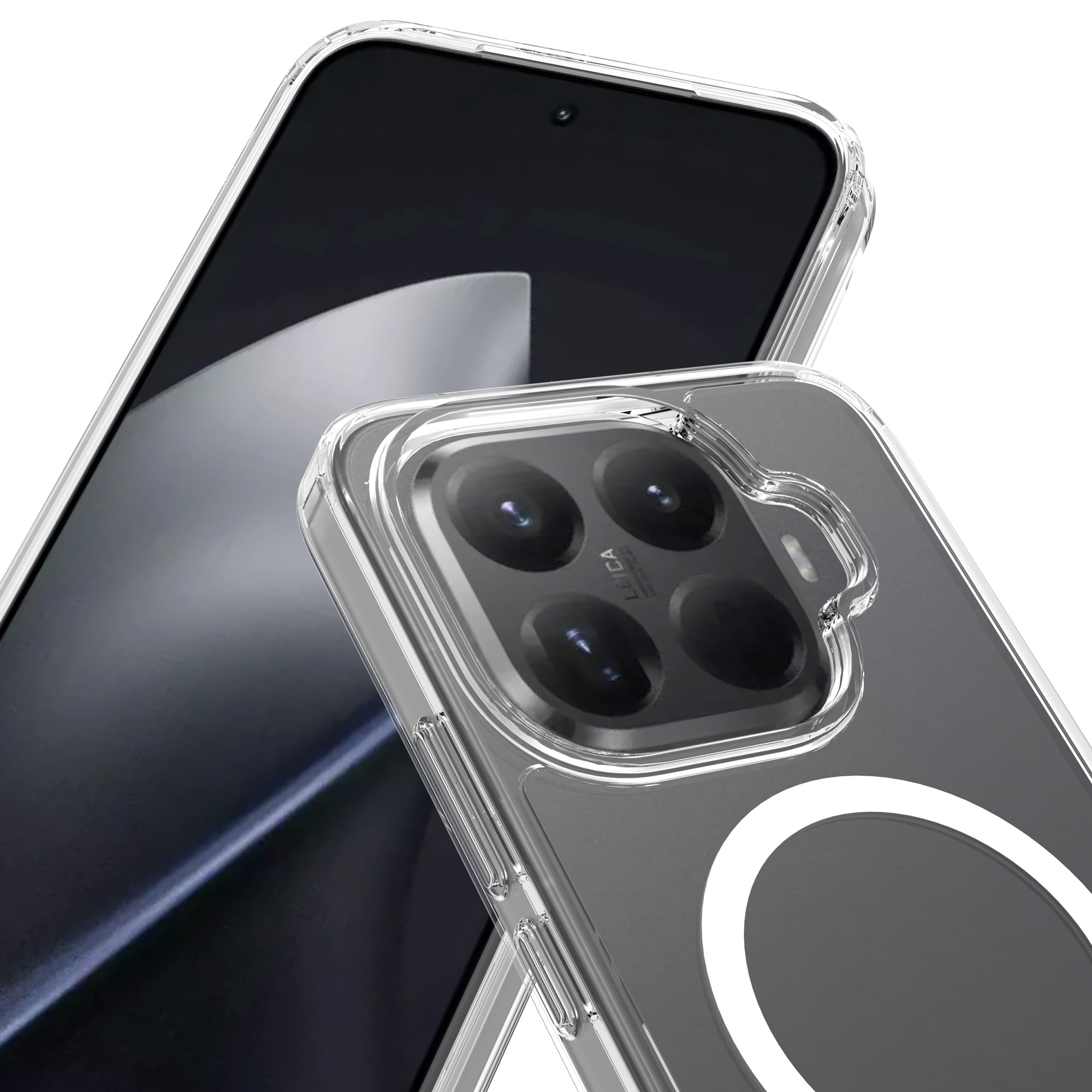 Hybridskal MagSafe Xiaomi 15T Pro Genomskinlig