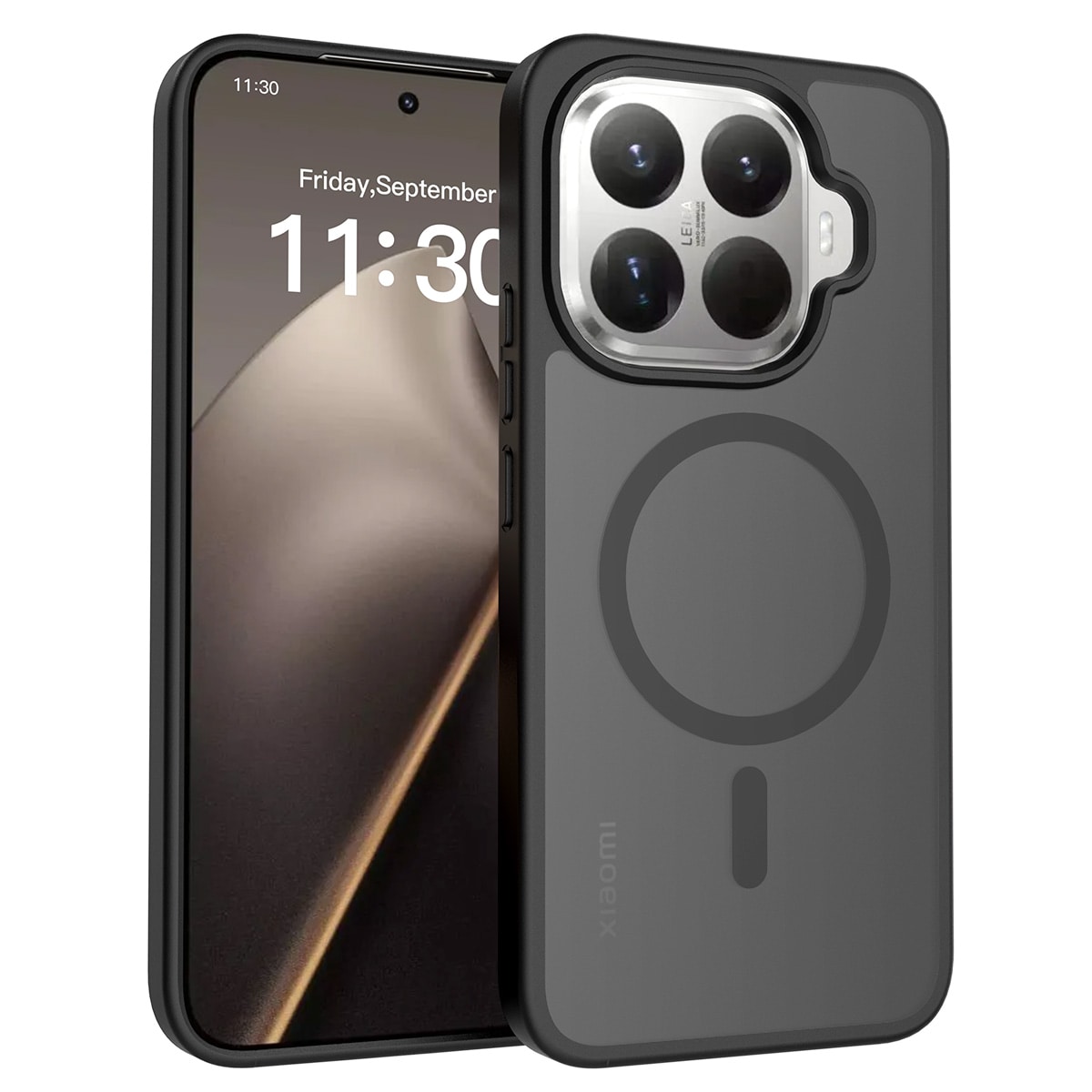 Magnetic Hybrid Skal Xiaomi 15T Pro Frosted Black