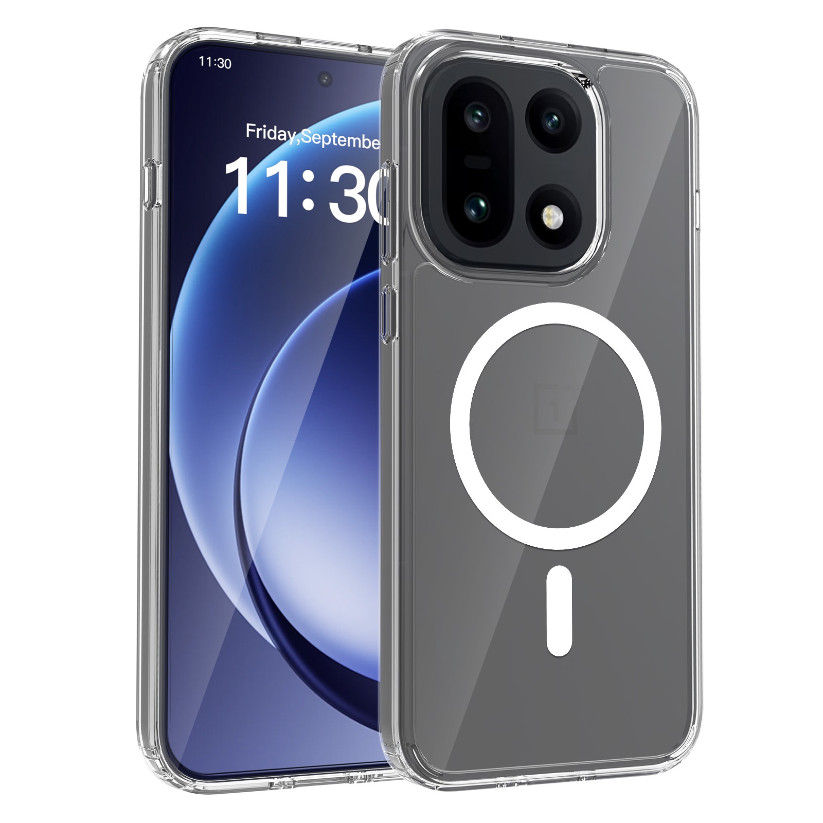 Hybridskal MagSafe  OnePlus 15 Genomskinlig