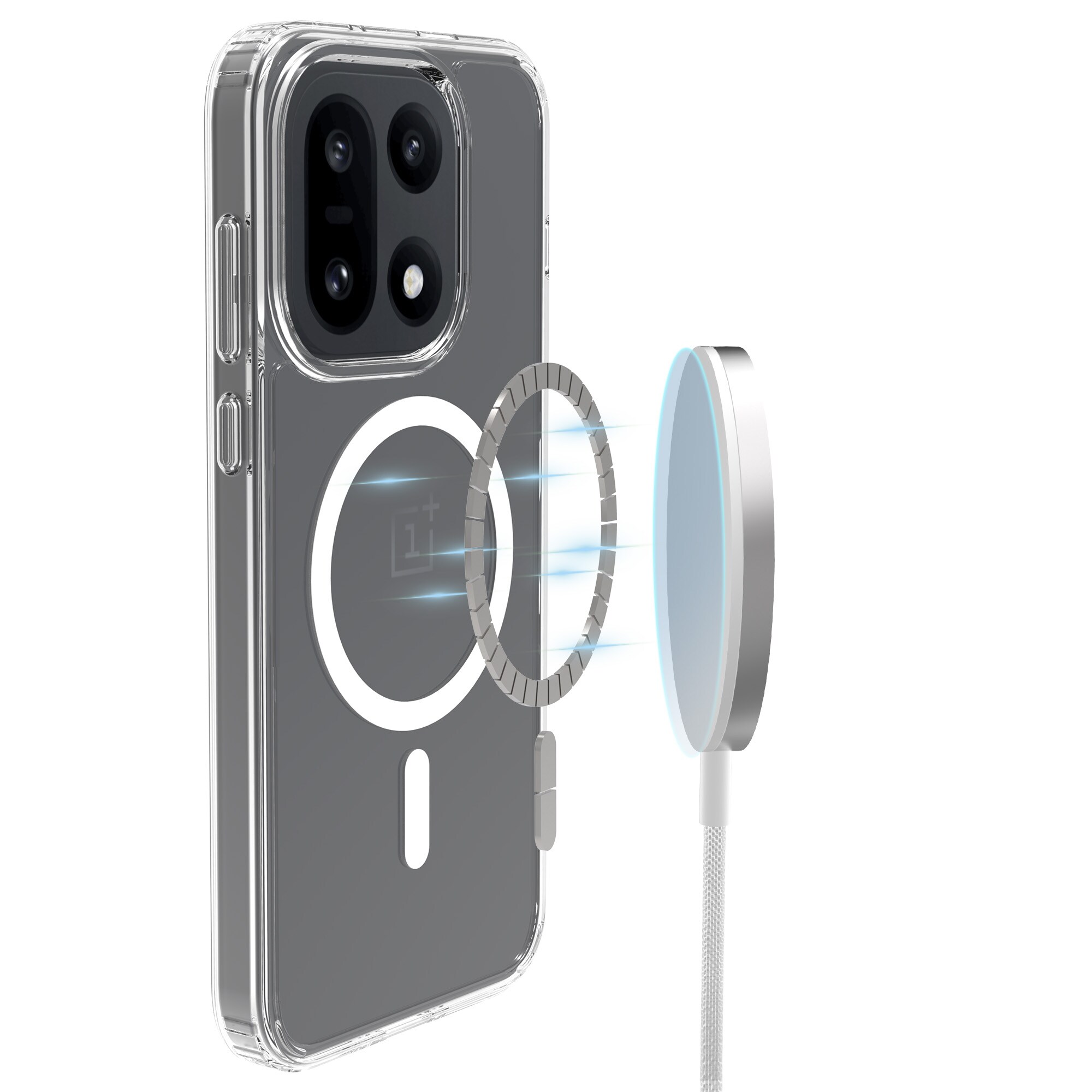 Hybridskal MagSafe  OnePlus 15 Genomskinlig