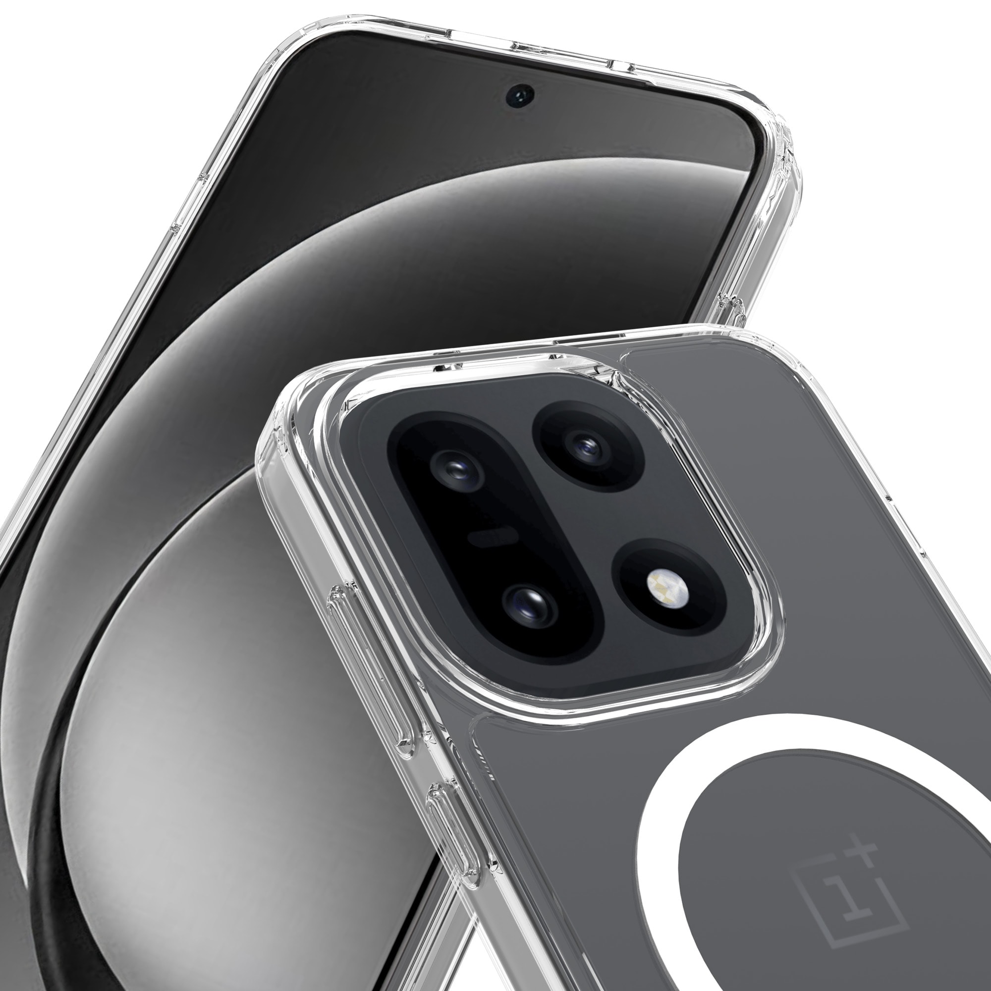 Hybridskal MagSafe  OnePlus 15 Genomskinlig