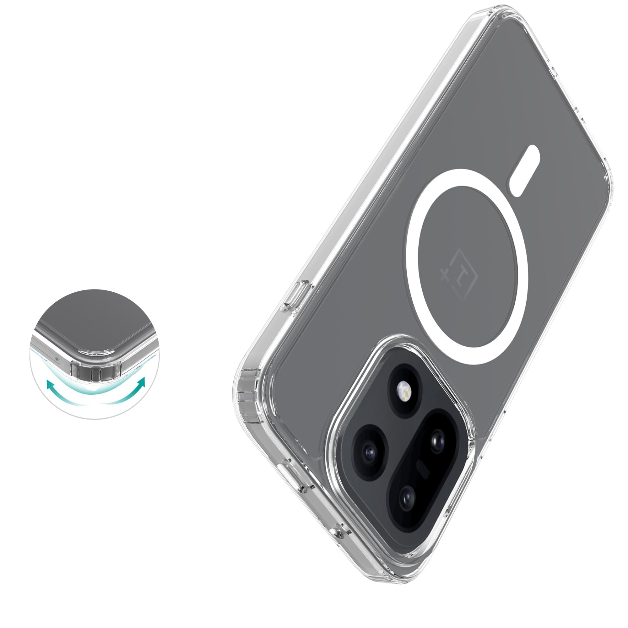 Hybridskal MagSafe  OnePlus 15 Genomskinlig