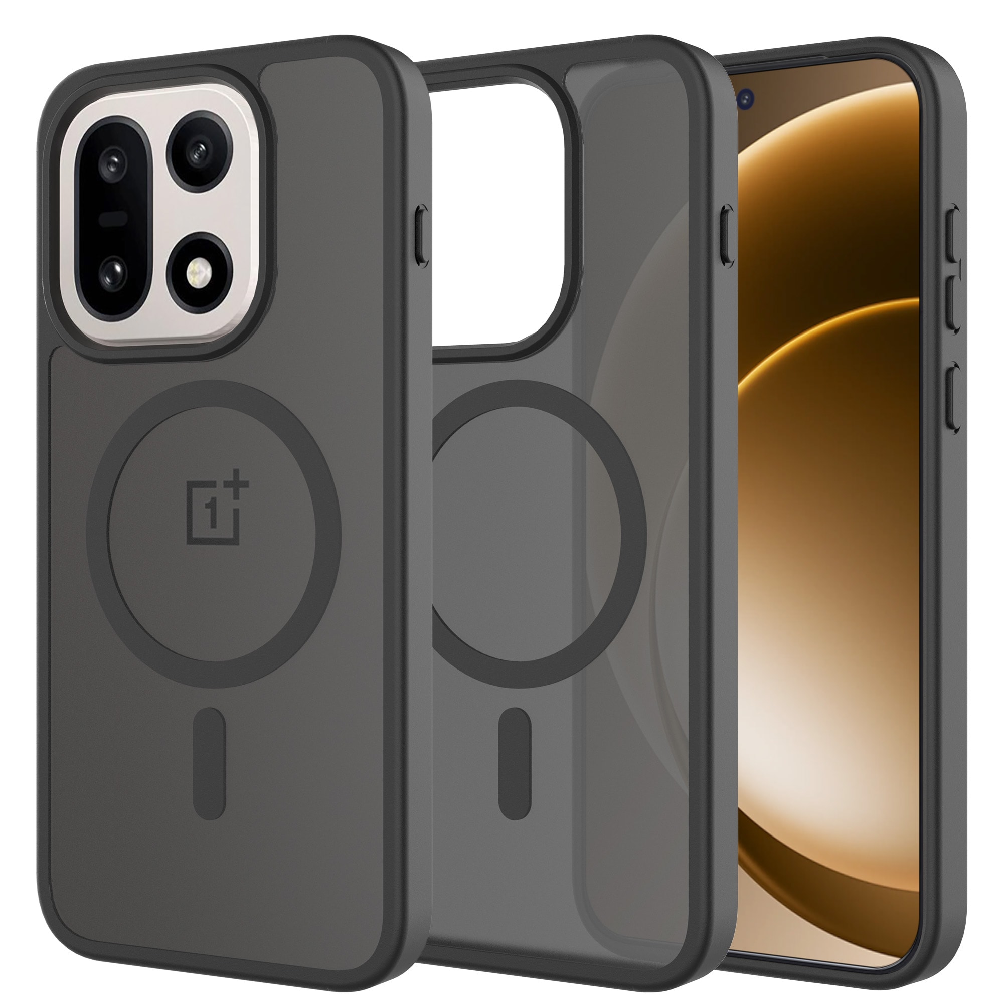 Magnetic Hybrid Skal  OnePlus 15 Frosted Black