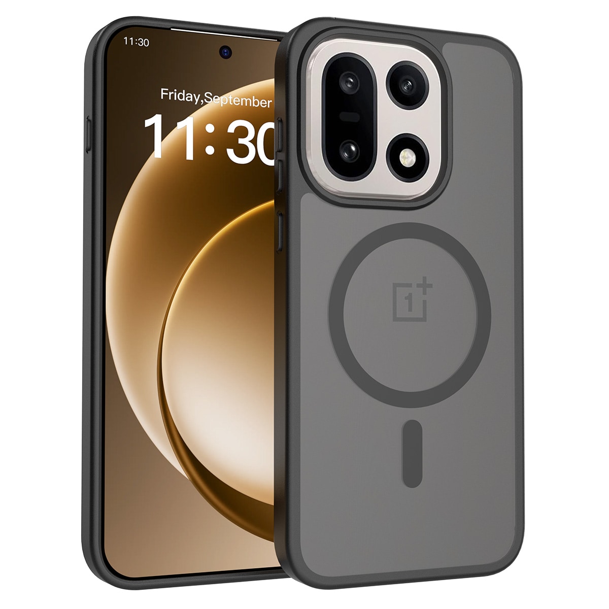 Magnetic Hybrid Skal  OnePlus 15 Frosted Black