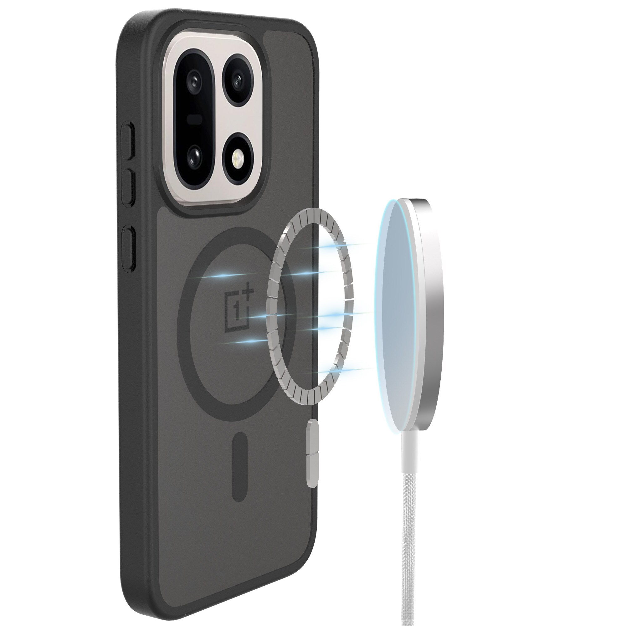 Magnetic Hybrid Skal  OnePlus 15 Frosted Black