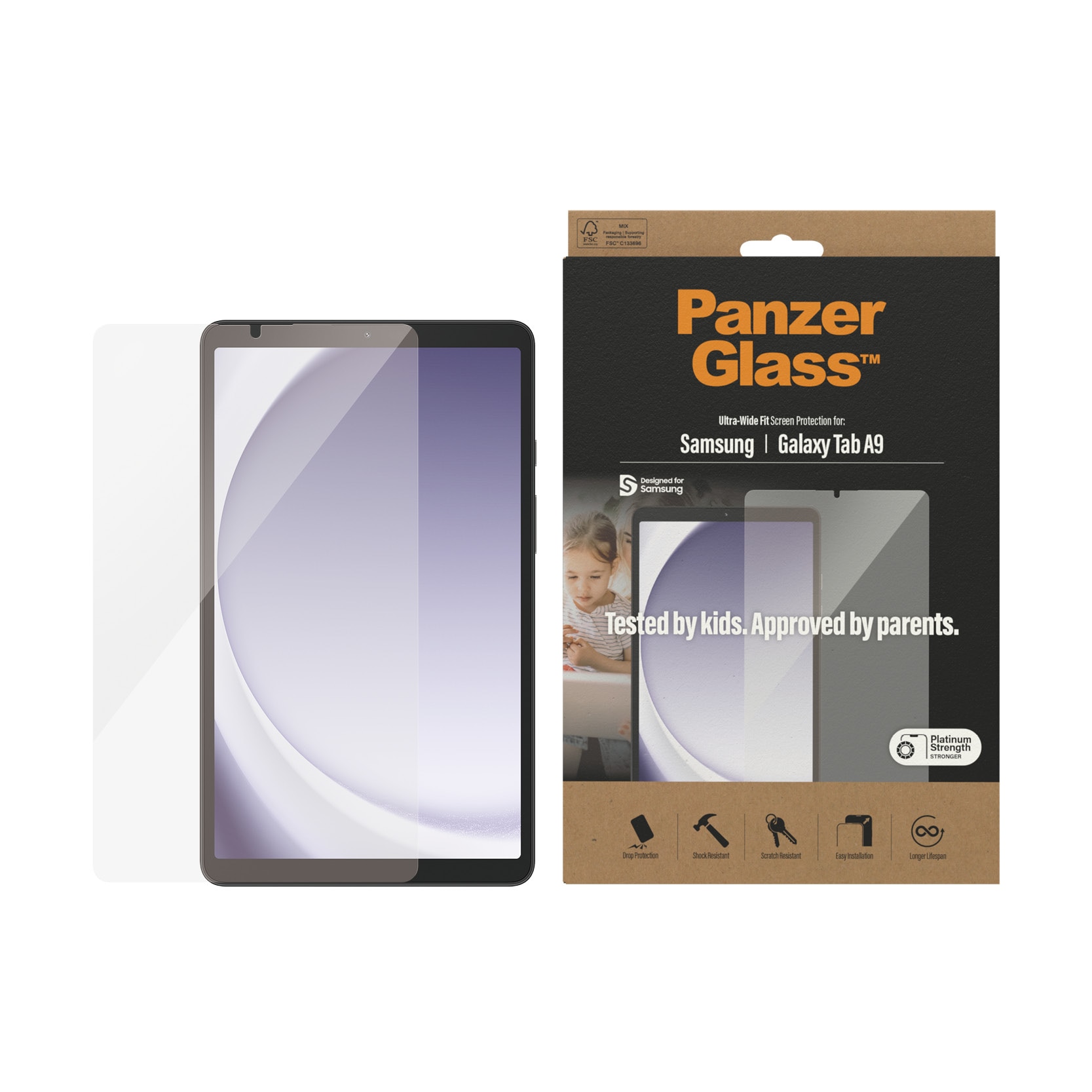 Samsung Galaxy Tab A9 Screen Protector Ultra Wide Fit