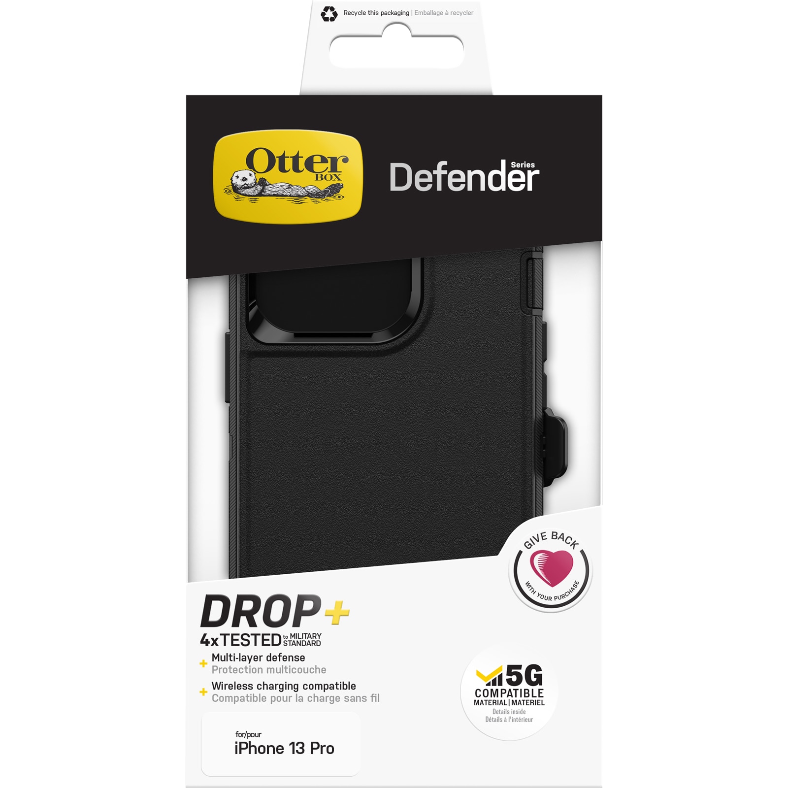 Defender Skal iPhone 13 Pro svart
