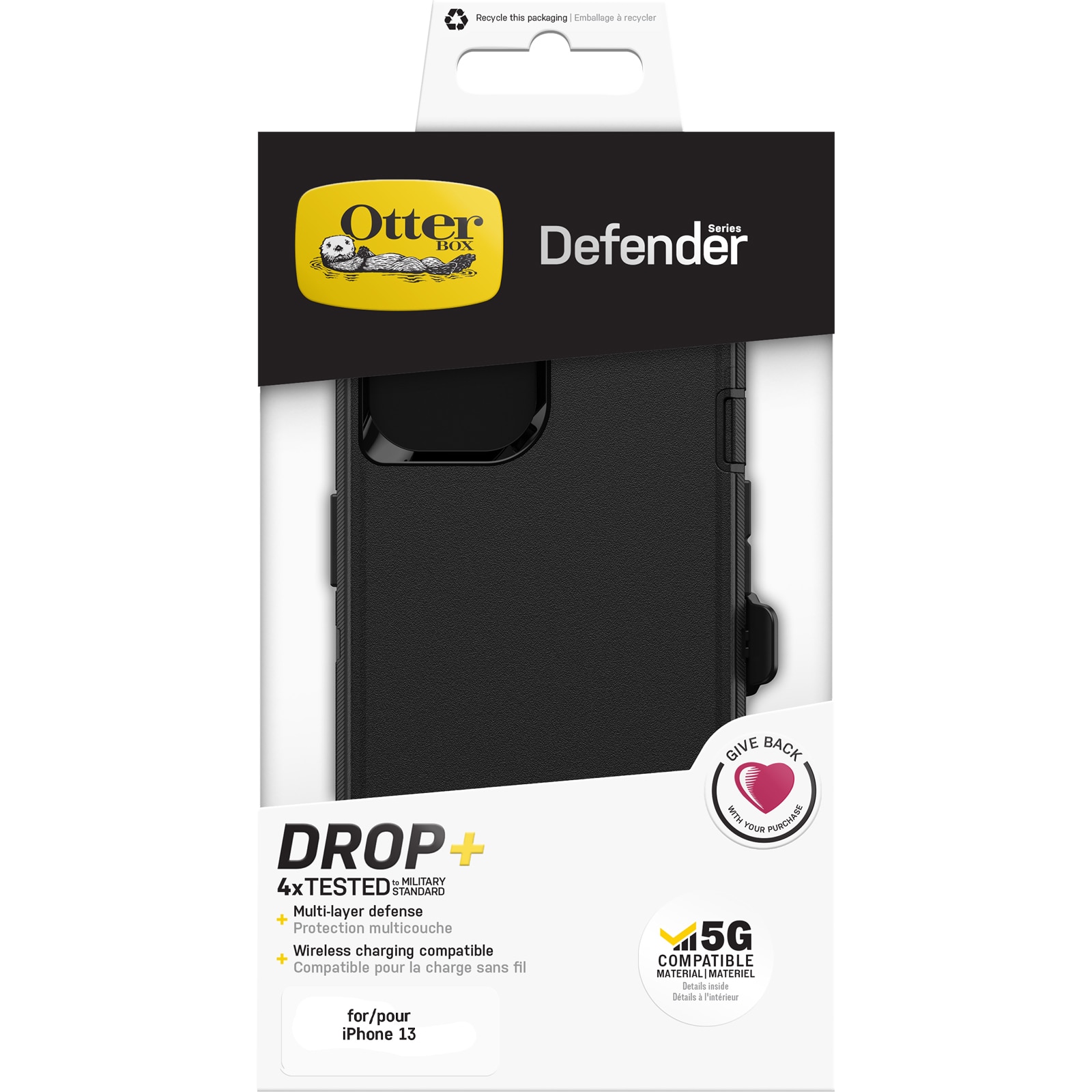 Defender Skal iPhone 13 Mini svart