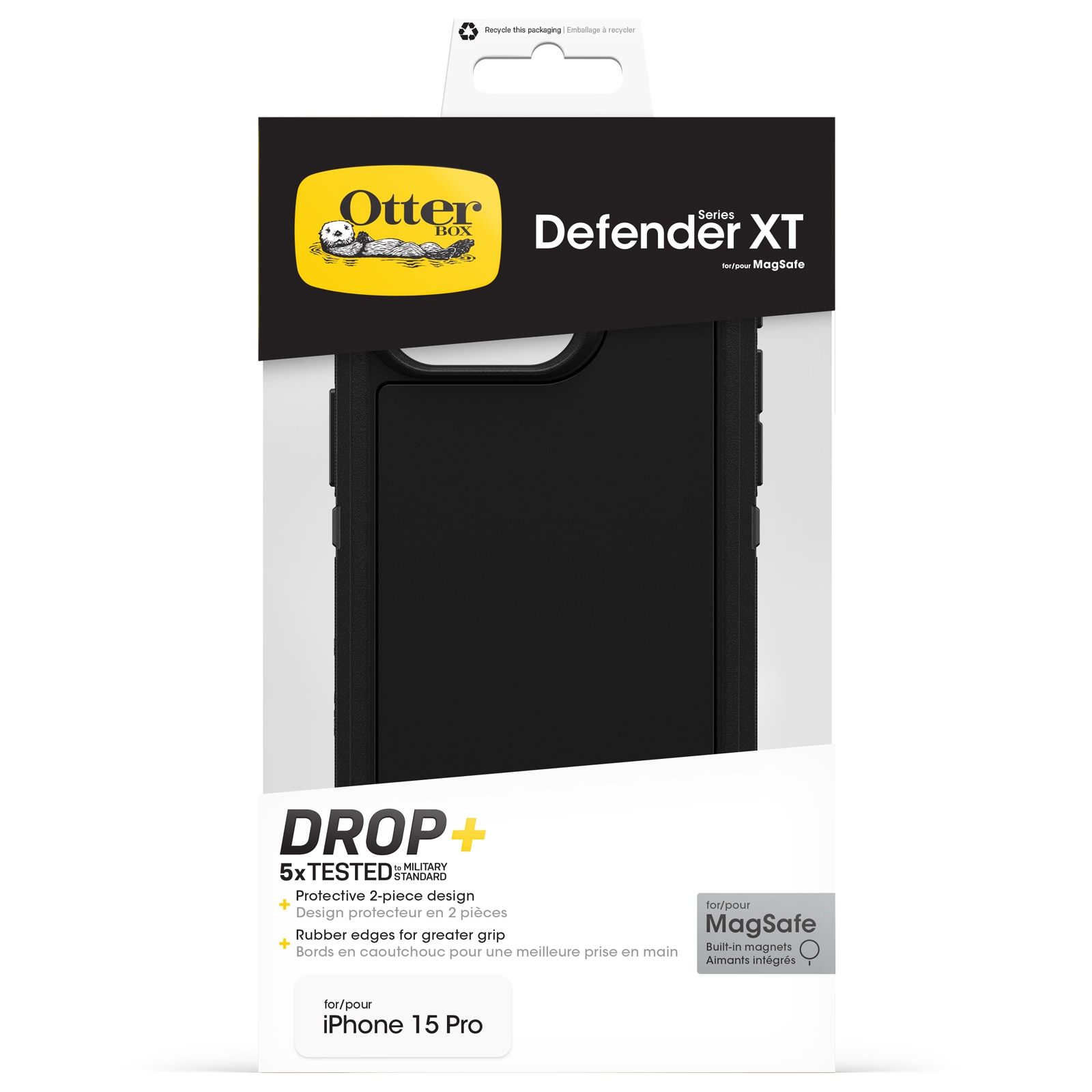 Defender XT Skal iPhone 15 Pro svart