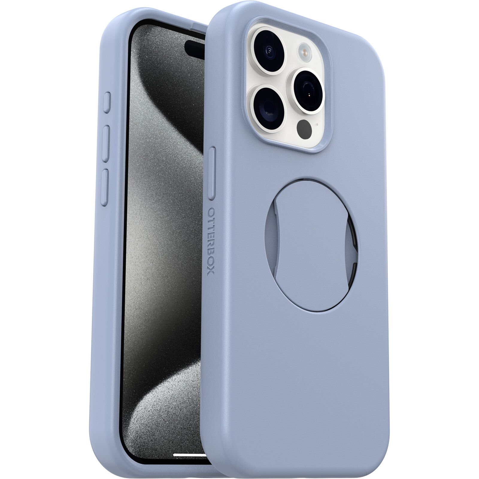 OtterGrip Symmetry Skal iPhone 15 Pro blå
