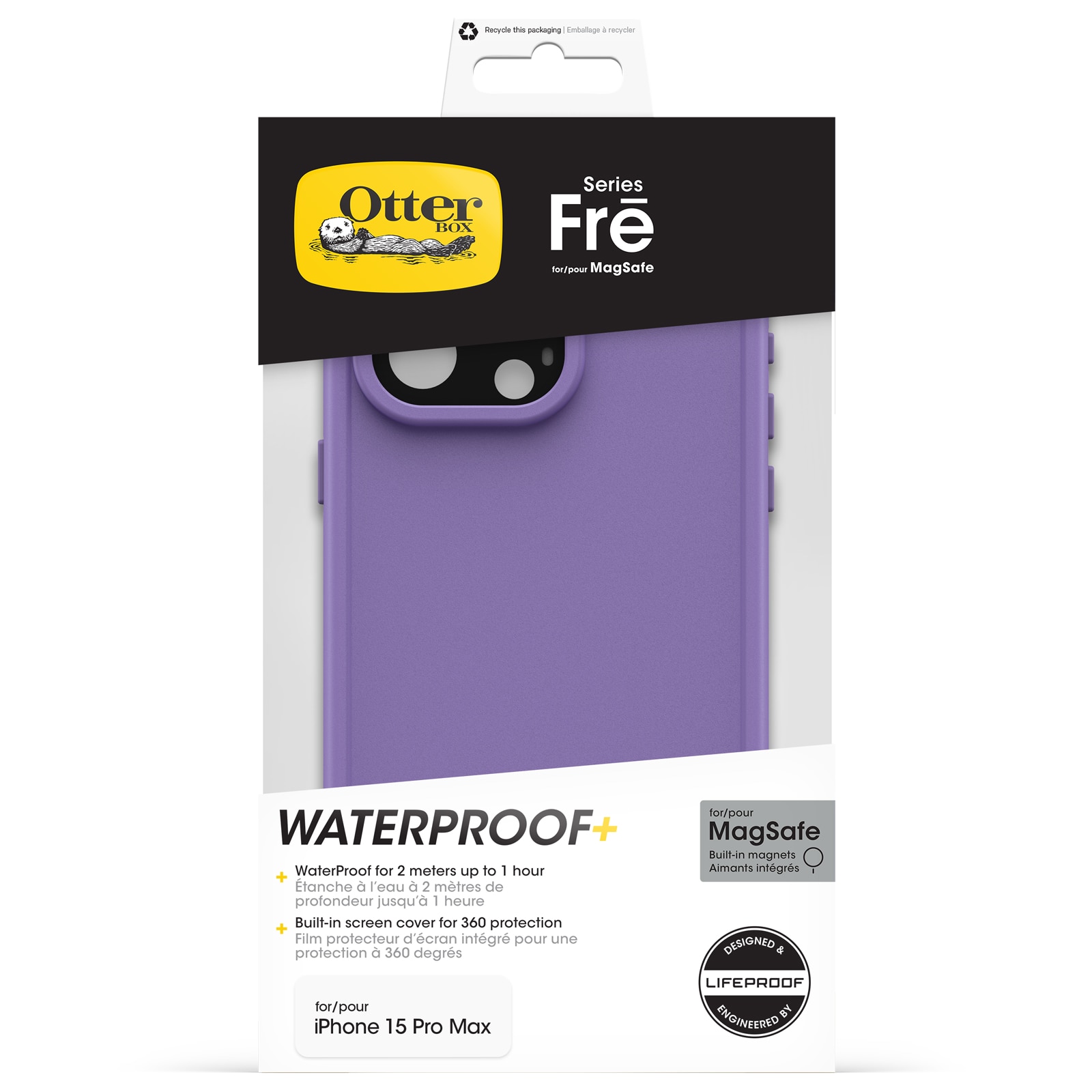 FRE MagSafe Skal iPhone 15 Pro Max Plum