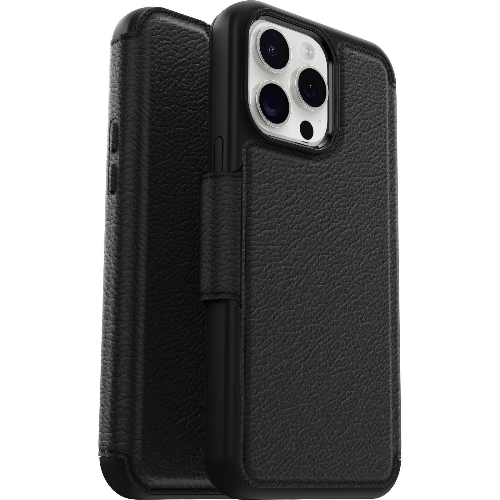 Strada MagSafe Wallet Case iPhone 15 Pro Max Black