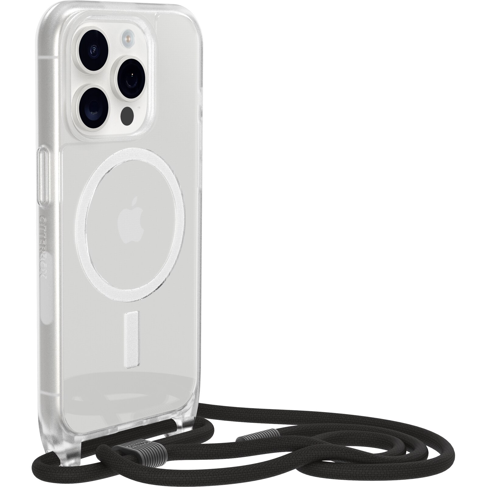 React Necklace MagSafe Skal iPhone 15 Pro Clear