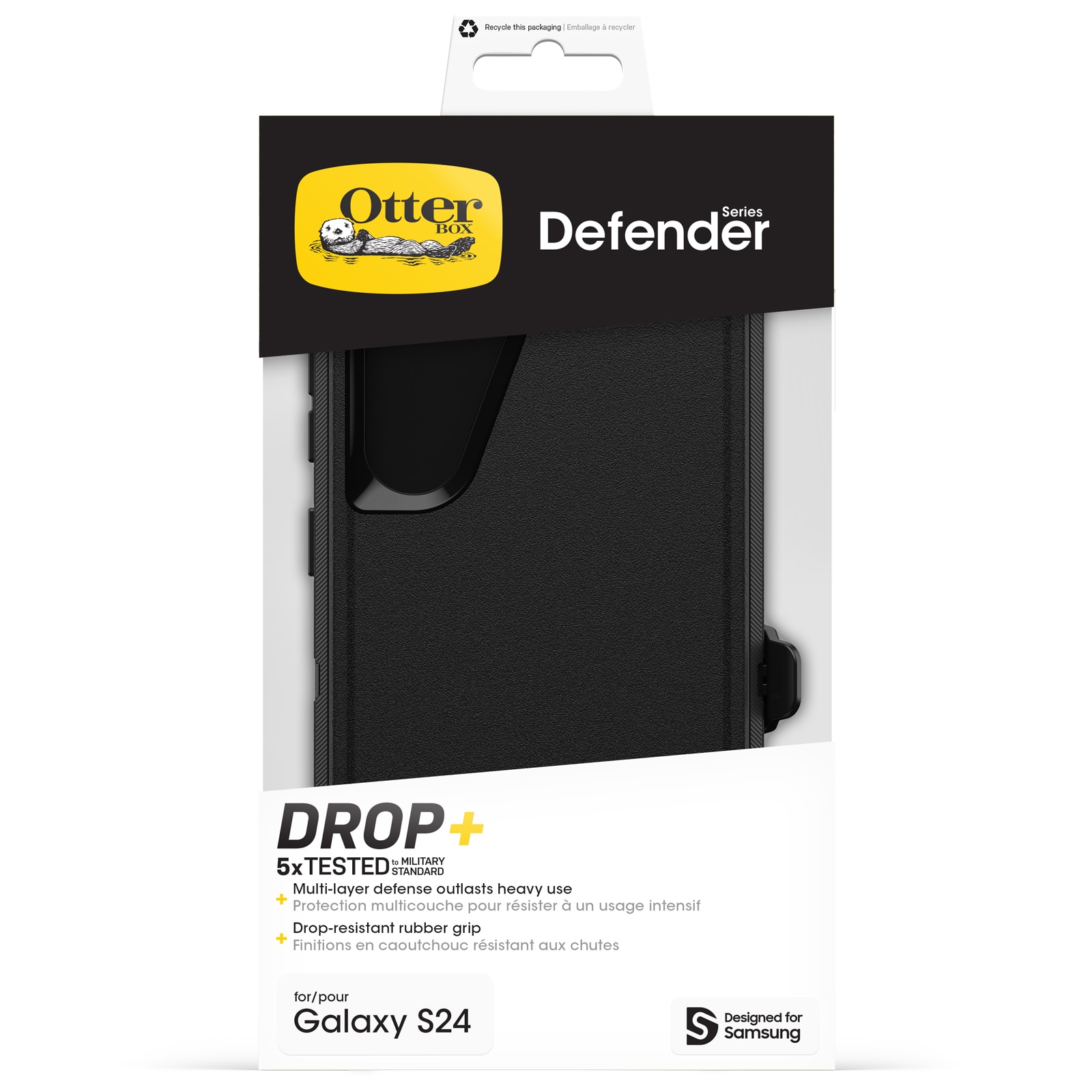 Defender Skal Samsung Galaxy S24 svart