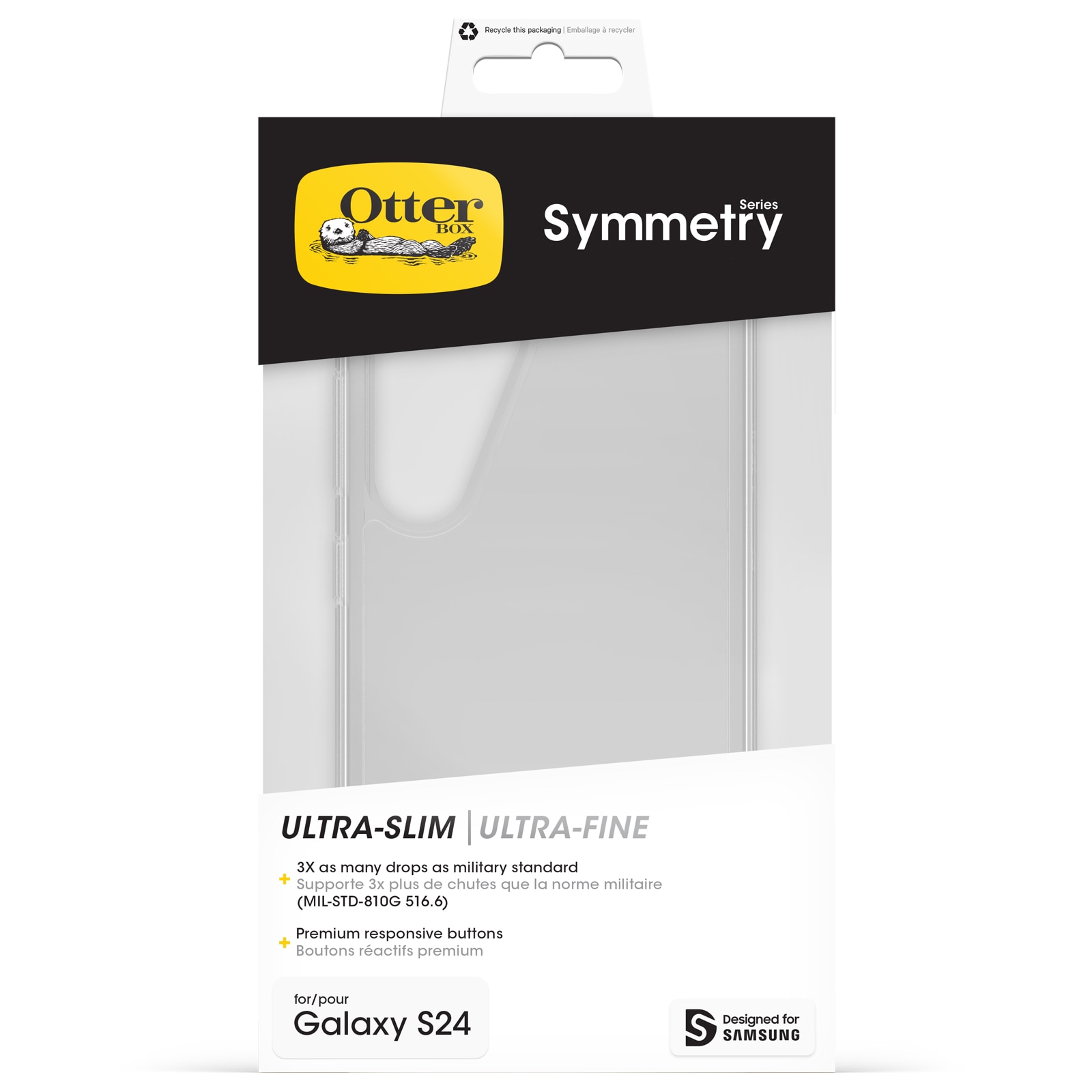 Symmetry Skal Samsung Galaxy S24 transparent