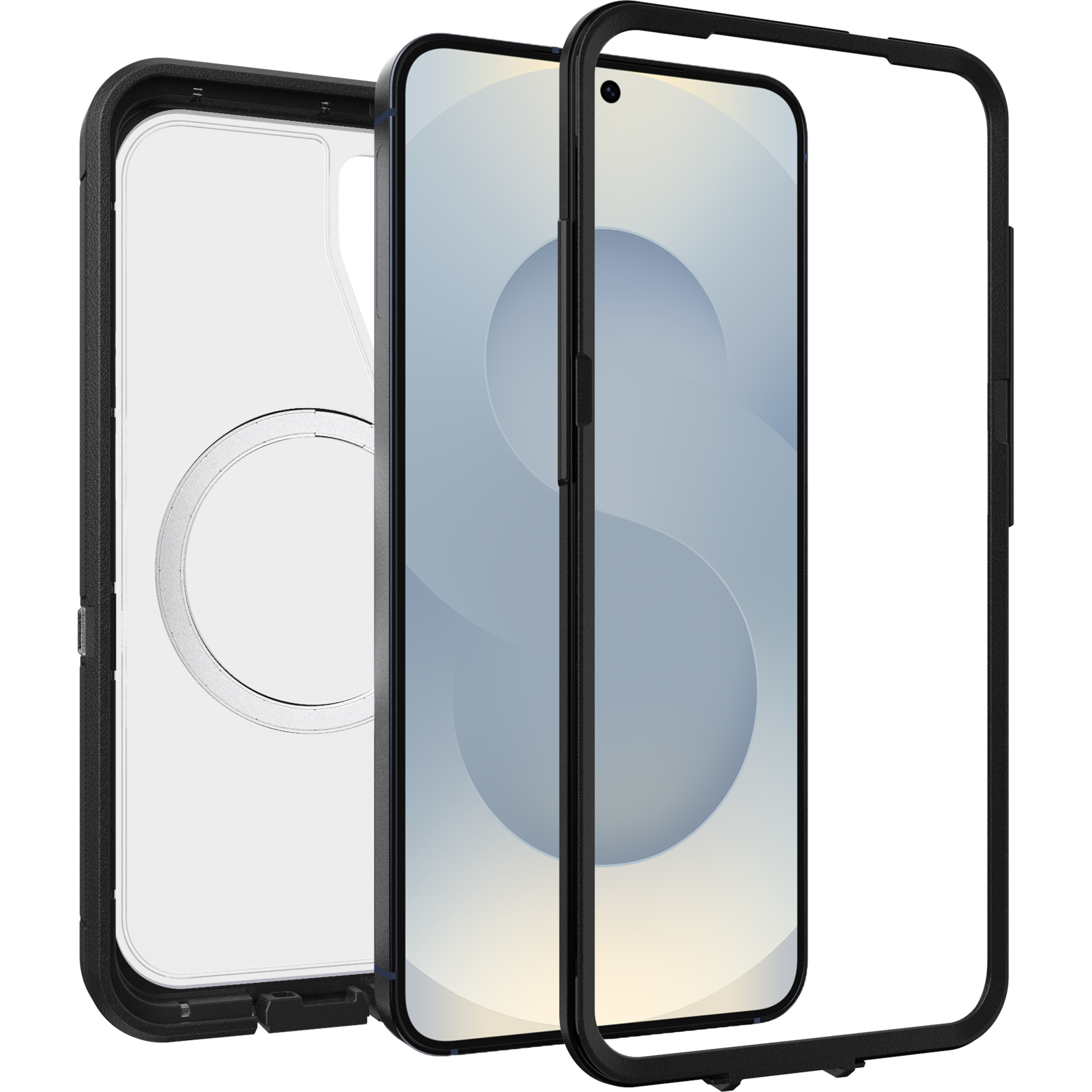 Defender XT Skal Samsung Galaxy S25 Svart/transparent