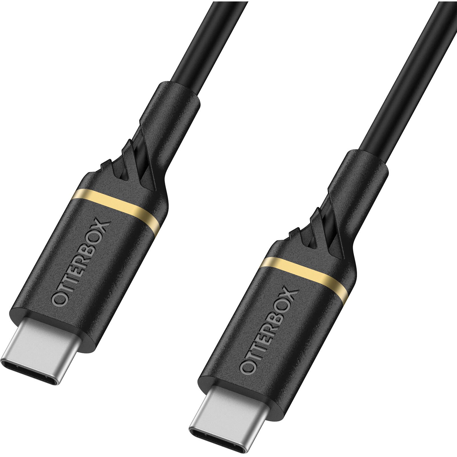 USB-C -> USB-C Laddkabel 2m Fast Charge svart