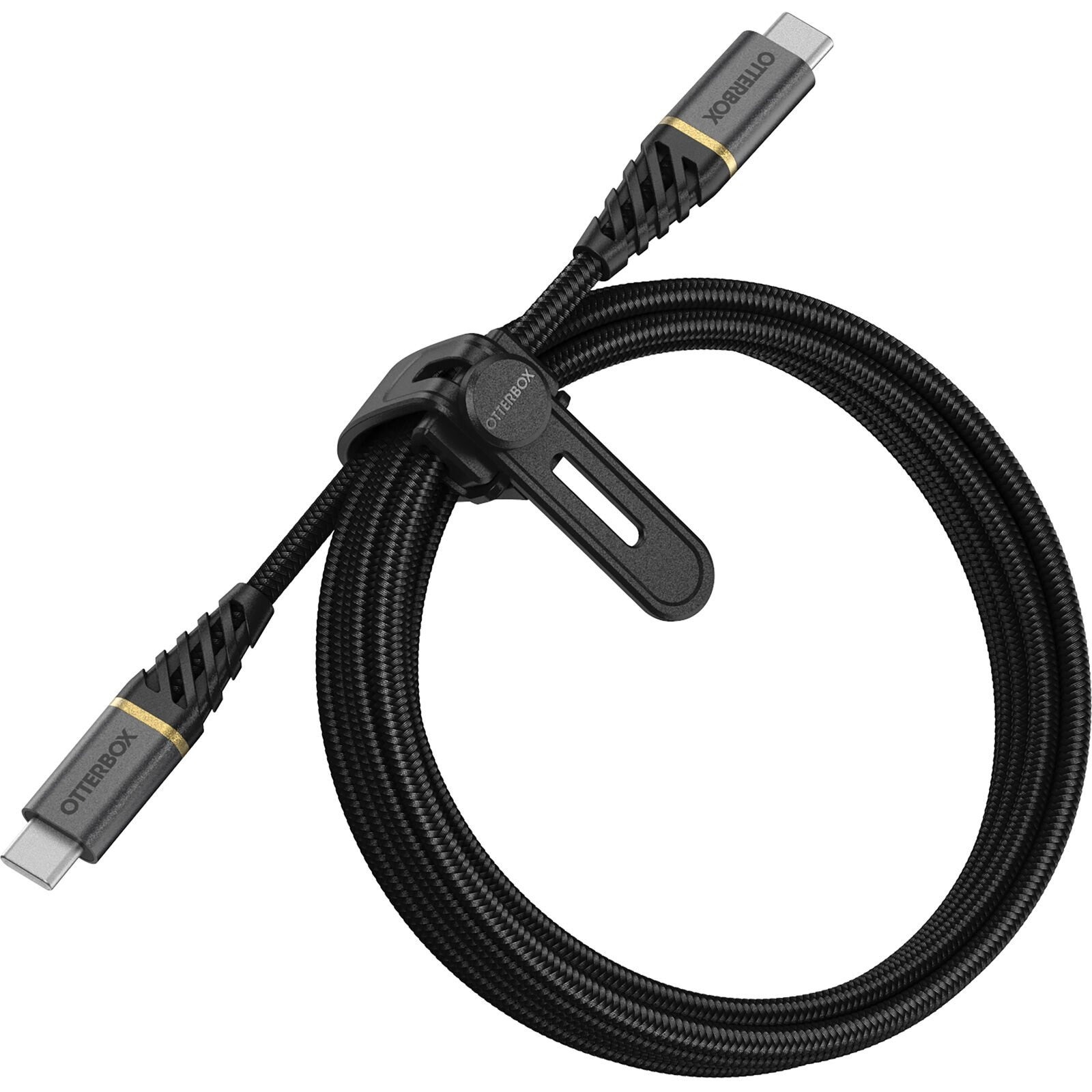 USB-C -> USB-C Laddkabel 2m Premium Fast Charge svart