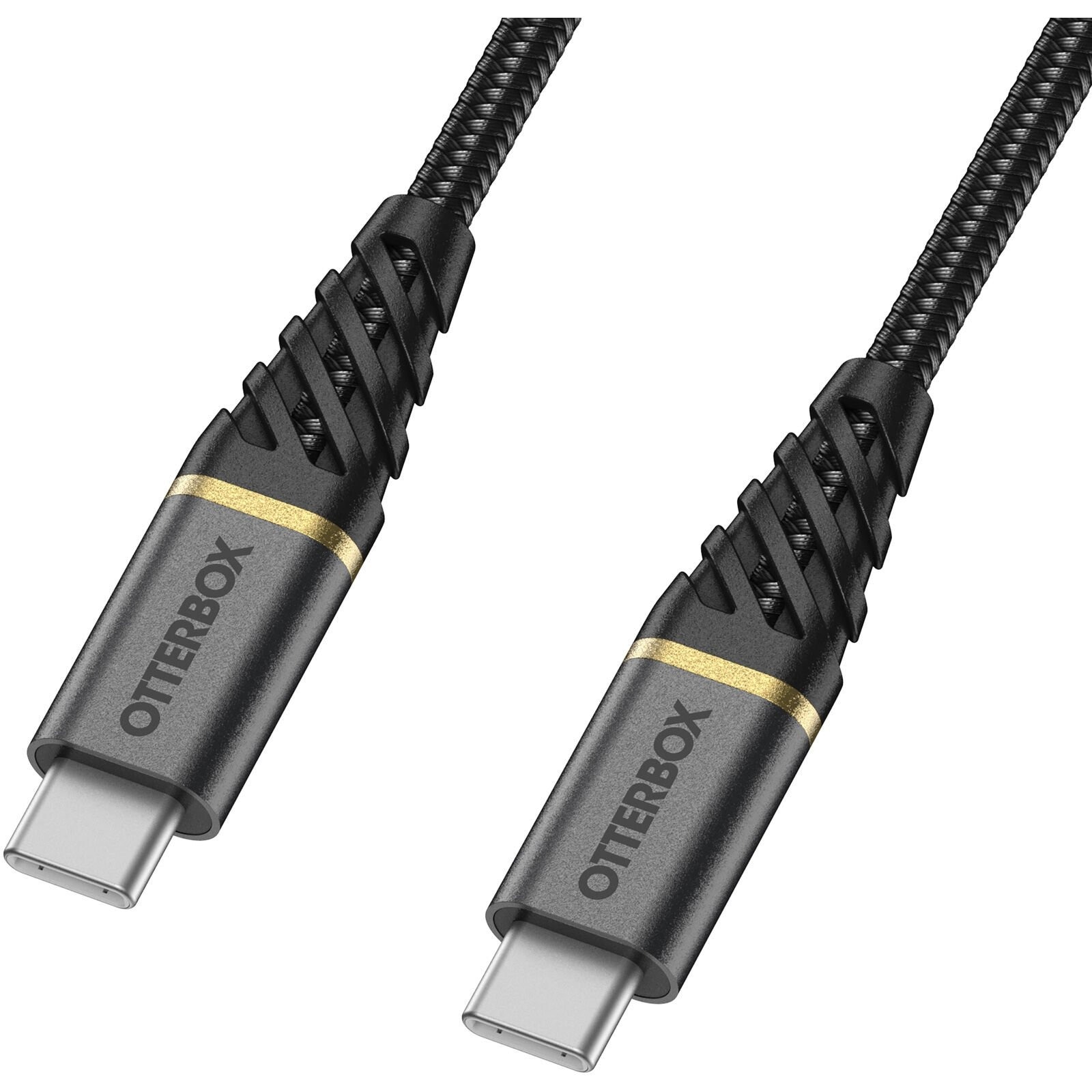 USB-C -> USB-C Laddkabel 2m Premium Fast Charge svart