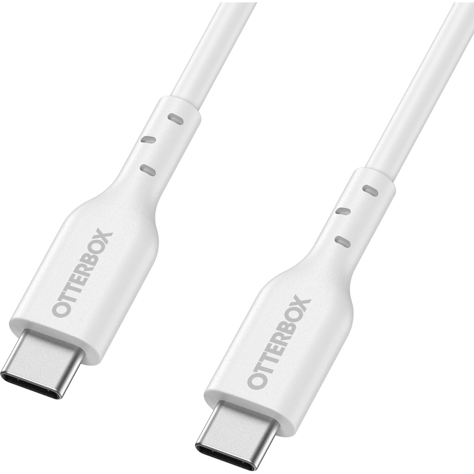 USB-C -> USB-C Laddkabel 1m Standard Fast Charge vit