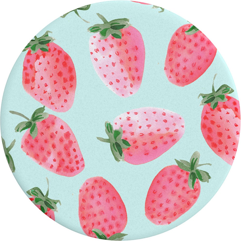 PopGrip Hållare/ställ Avtagbar Top - Strawberry Rain