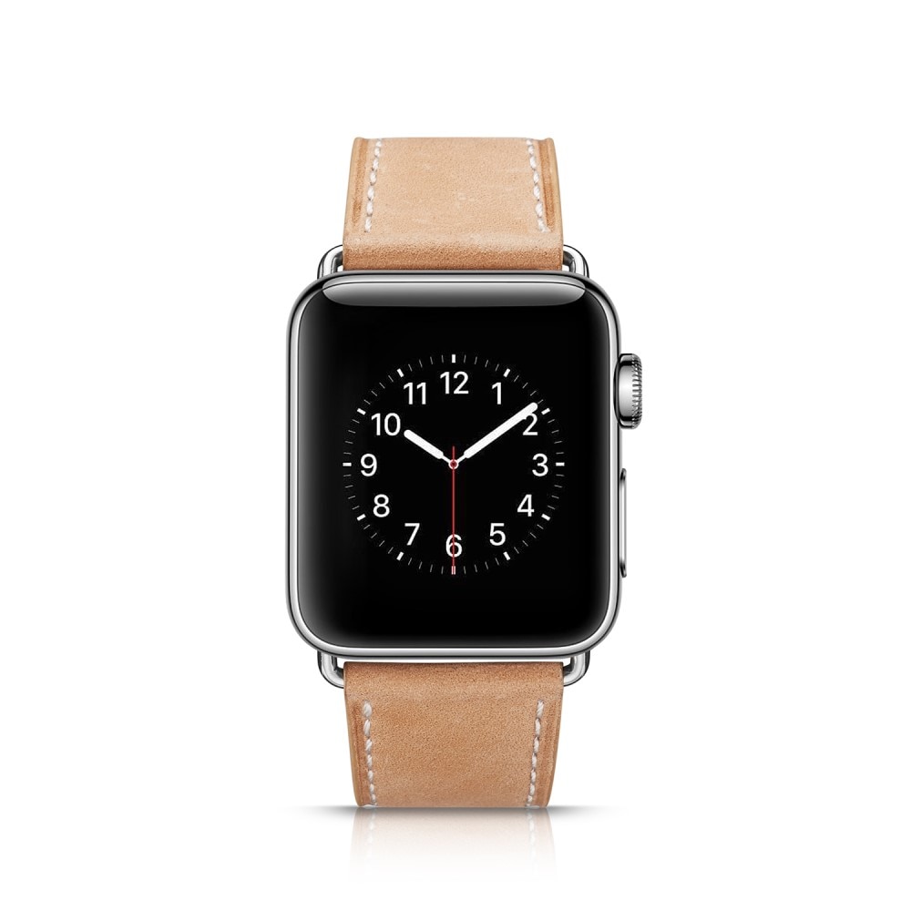 Läderarmband Apple Watch Ultra 49mm khaki