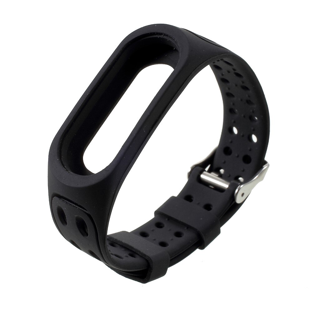 Silikonarmband Sport Xiaomi Mi Band 3/4 svart