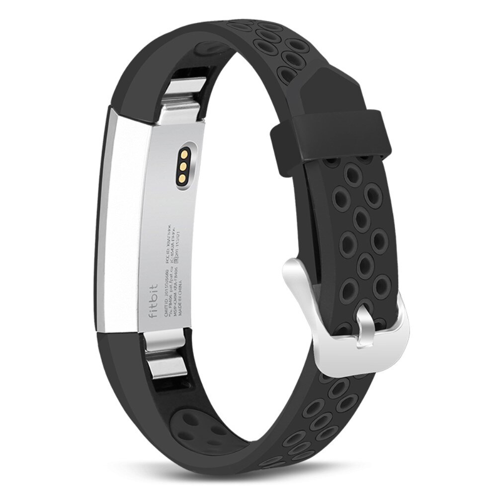 Silikonarmband Fitbit Alta/Alta HR Svart