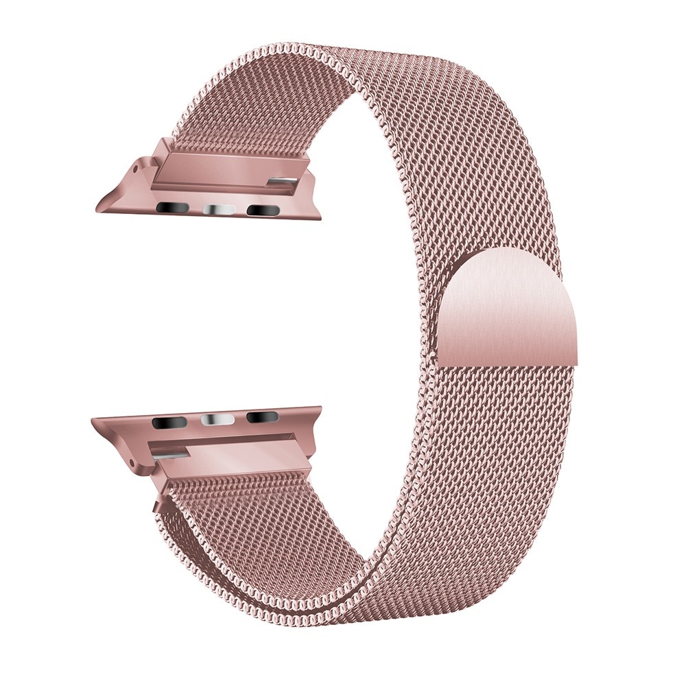 Armband Milanese Apple Watch Series 8 41mm Rosa guld