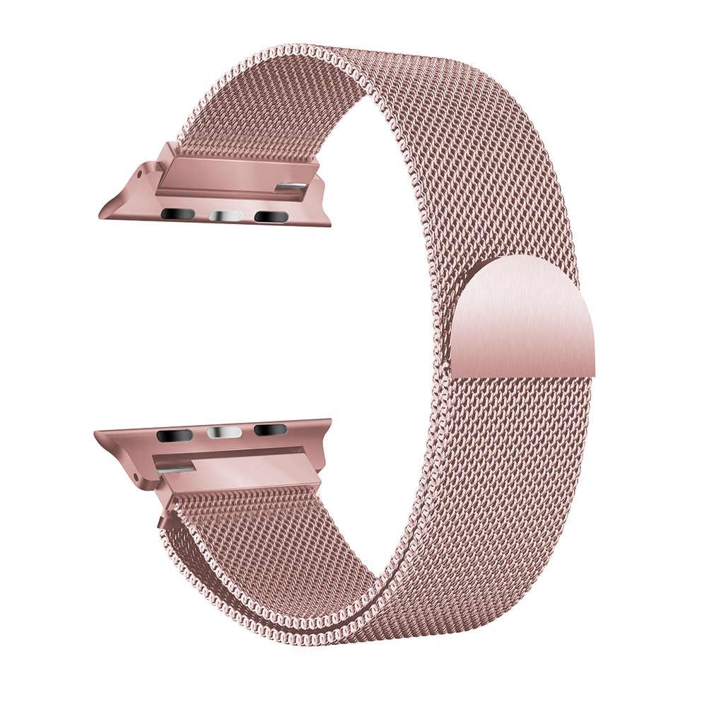 Armband Milanese Loop Apple Watch SE 40mm rosa guld