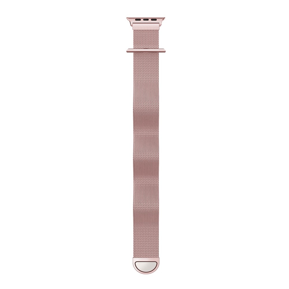 Armband Milanese Loop Apple Watch 41mm Series 9 rosa guld