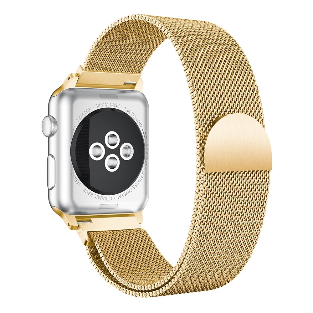 Armband Milanese Loop Apple Watch SE 40mm guld