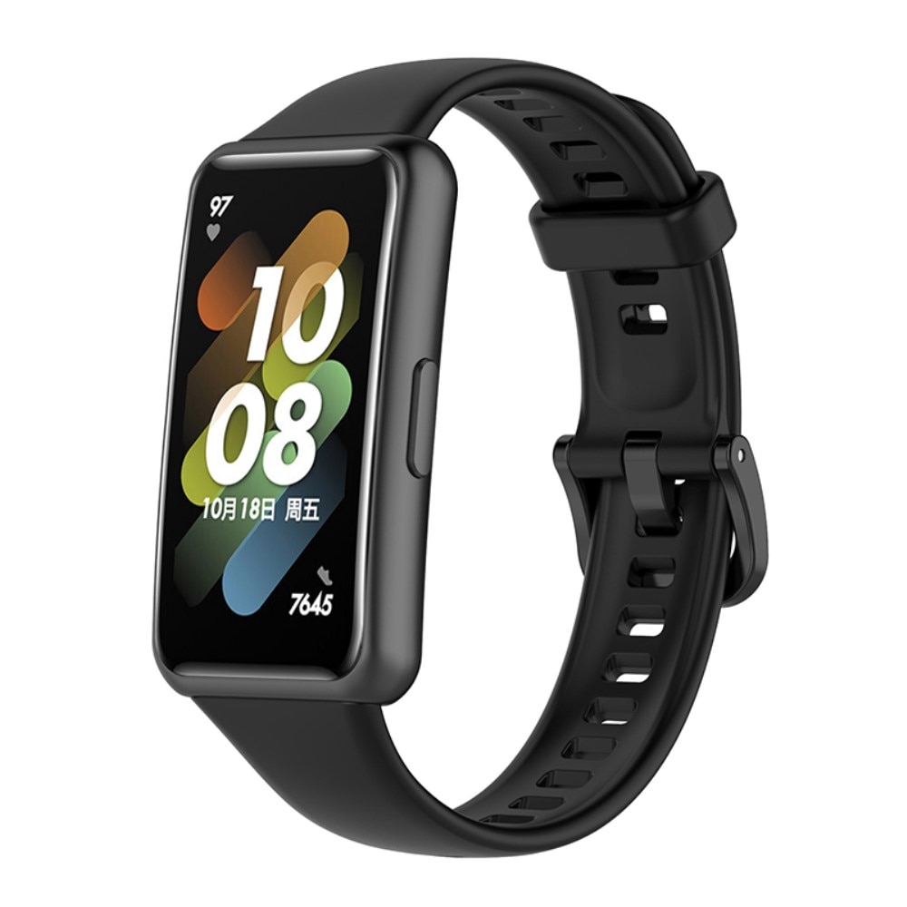 Silikonarmband Huawei Band 7 svart