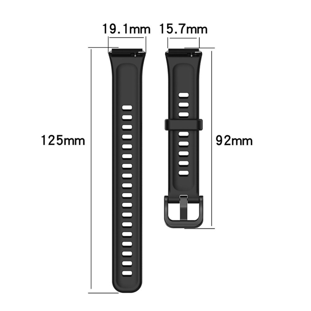 Silikonarmband Huawei Band 7 svart